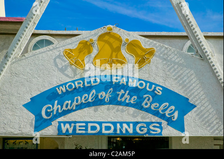 Monde célèbre chapelle des cloches, Las Vegas Banque D'Images