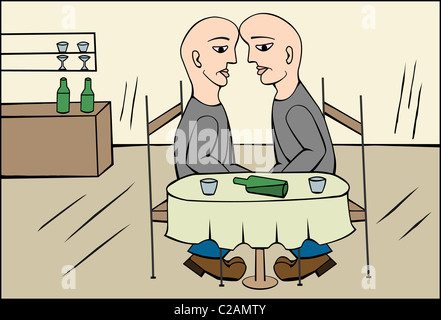 Ivresse Banque D'Images