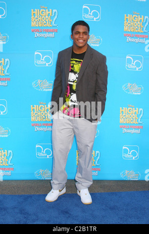 Chris Warren Jr. de Disney's 'High School Musical 2' Première Mondiale - Arrivées a tenu à Downtown Disney Anaheim, Californie - Banque D'Images