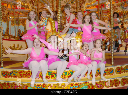 Travis Yates comme Billy Elliot Billy Elliot the Musical Photocall Londres, Angleterre - 17.08.07 Banque D'Images