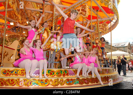 Travis Yates comme Billy Elliot Billy Elliot the Musical Photocall Londres, Angleterre - 17.08.07 Banque D'Images