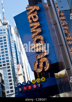 La station de métro, 42e Rue et 8e Avenue, Times Square, NYC Banque D'Images