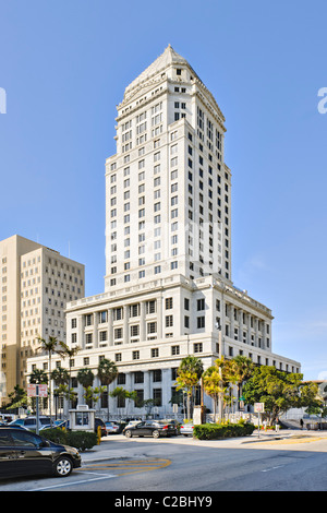 Palais de justice du comté de Dade, le centre-ville de Miami Banque D'Images