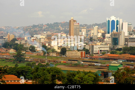 La ville de Kampala, Ouganda Banque D'Images