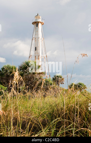 Boca Grande Rangelight arrière. Gasparilla Island FL Banque D'Images