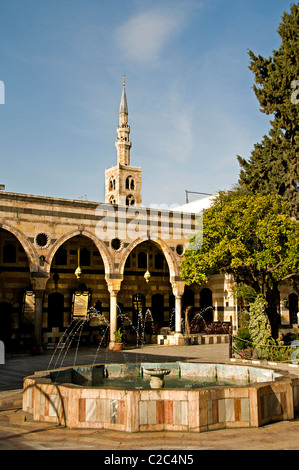 Azam Ottoman Palace Maison Ancienne Ville Damas Syrie Banque D'Images