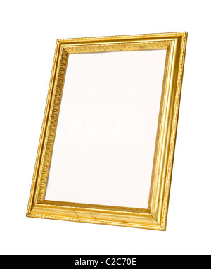 Cadre Photo d'or Banque D'Images