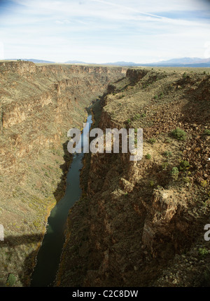 Rio Grande lisse Nouveau Mexique USA Banque D'Images