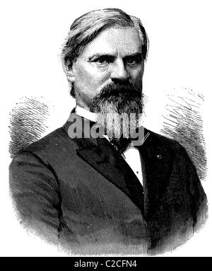 George R. Davis, directeur général de la Foire mondiale de Chicago, illustration historique vers 1893 Banque D'Images