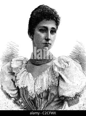 Louise Marie Thérèse d'Artois, 1819 - 1864, Régent du Duché de Parme, Piacenza et Guastella, illustration historique vers Banque D'Images