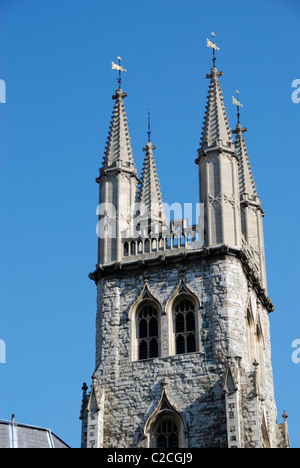 L'église St sépulcre-sans-Newgate, Holborn, Londres, Angleterre Banque D'Images