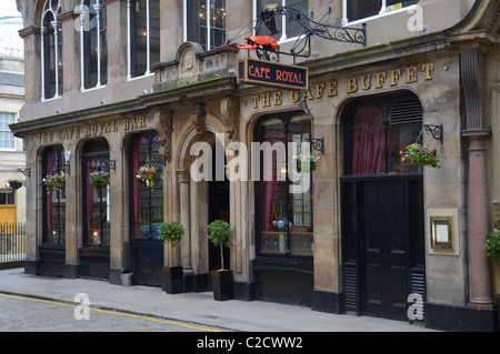 Le Café Royal West Register Street à Édimbourg, Écosse, Royaume-Uni. Banque D'Images