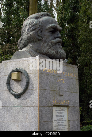 Tombe de Karl Marx Banque D'Images