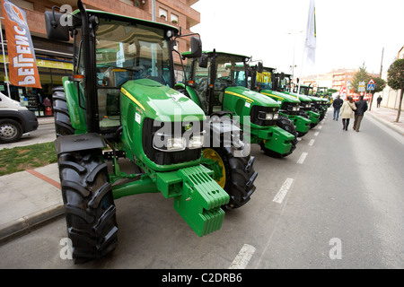 Exposition de machines agricoles. Mollerussa. La Catalogne. LLeida, Espagne. Banque D'Images