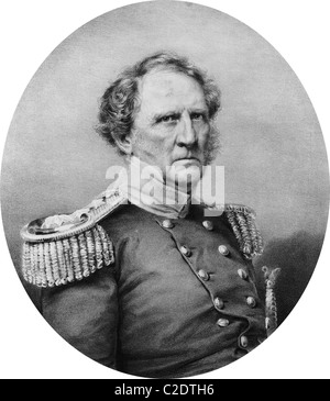 Le Major-général Winfield Scott Banque D'Images