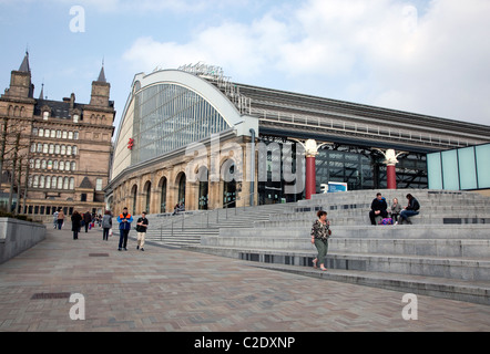 La gare de Lime Street, Liverpool Banque D'Images