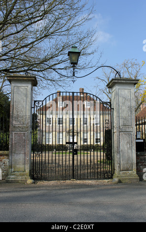 Arundells, l'accueil de l'ancien Premier ministre britannique Sir Edward Heath, près de la Cathédrale, Salisbury, Angleterre, RU Banque D'Images