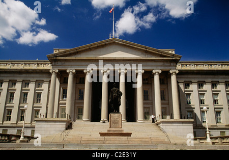 L'U.S Treasury Building a été conçu par l'Ammi Burnham Young Banque D'Images