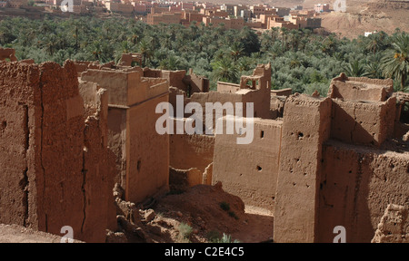 Vallée du Dadès, Ouarzazate province, Sous-Massa-Draa, Haut Atlas, Maroc, Afrique, Banque D'Images