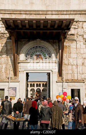 Damas Syrie Souk Bazar marché mosquée Souq boutique Banque D'Images