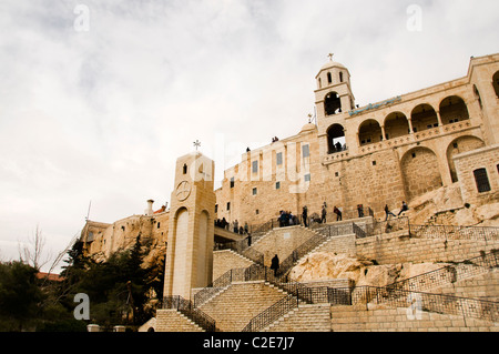 Couvent Notre Dame de l'Sayidnaya 547 monastère Seidnaya annonce près de Damas Syrie Vierge Marie est apparue à l'empereur Justinien Banque D'Images