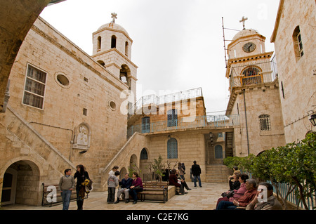 Couvent Notre Dame de l'Sayidnaya 547 monastère Seidnaya annonce près de Damas Syrie Vierge Marie est apparue à l'empereur Justinien Banque D'Images