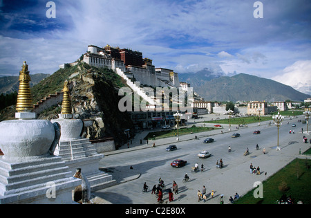 Lhassa au Tibet Chine Banque D'Images