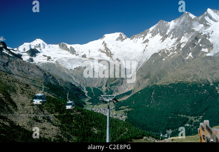 Saas-fee Valais Suisse Banque D'Images