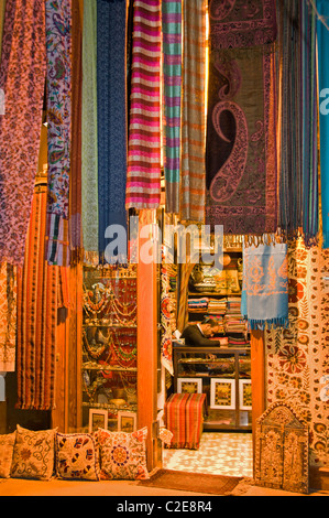 Vieux Damas Syrie Bazar Antique Art Shop Souk, Marché aux Puces Banque D'Images