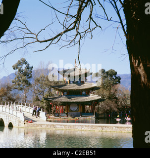 Lijiang Yunnan Province Chine Banque D'Images