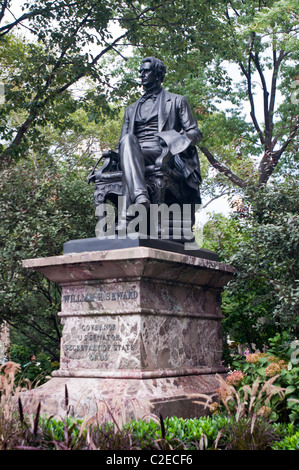 William H Seward statue au Madison Square Park, à Manhattan, New York City, USA Banque D'Images