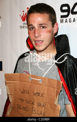 Shawn Pyfrom la 4e partie de l'air 'Celebrity Charity event' Halloween tenue à Viabian Los Angeles, Californie - 28.10.07 Banque D'Images