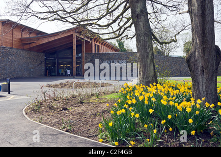 Entrée de Robert Burns Birthplace Museum à Alloway Ayrshire en Écosse Banque D'Images