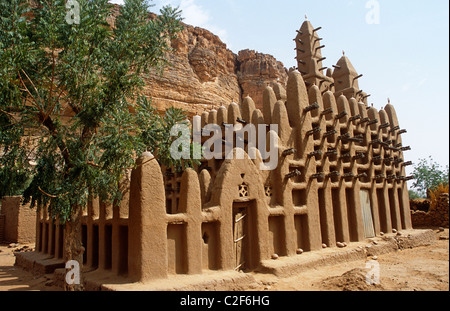 Pays Dogon MALI Village Ende Banque D'Images