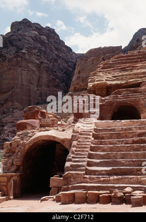 Petra en Jordanie Banque D'Images