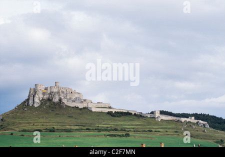 Spissky Hrad Slovaquie Banque D'Images