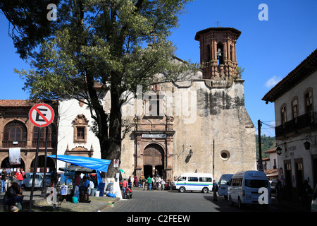 Bibliothèque, Patzcuaro, Patzcuaro, Michoacan, Mexique, Etat de l'Amérique du Nord Banque D'Images