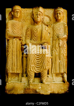 Hommes 2 100 Syriens Syrie romaine Musée de Palmyre Banque D'Images