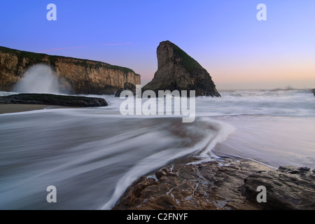 Spectaculaire vue sur l'aileron de requin Cove. Banque D'Images