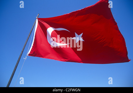 Drapeau Turquie Banque D'Images