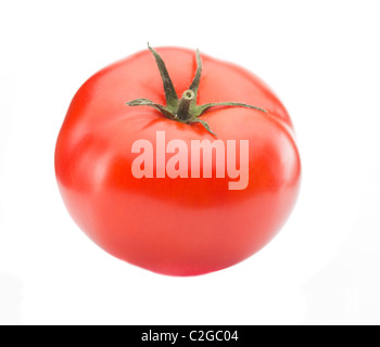Frais rouge juteuse tomate mûrie de vigne Banque D'Images