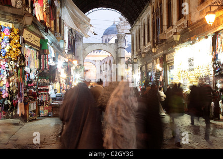 Souk Al Hamidiyeh, Damas, Syrie Banque D'Images