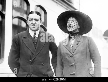 Sir Ernest Shackleton et femme Emily Dorman Banque D'Images