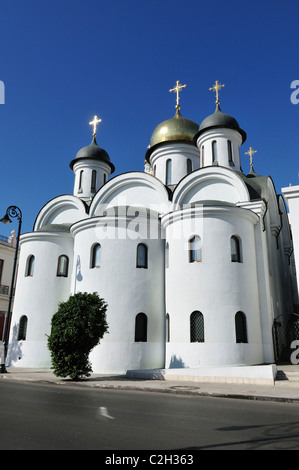 La Havane. Cuba. Habana Vieja / La Vieille Havane. Notre Dame de Kazan Église orthodoxe russe. Banque D'Images