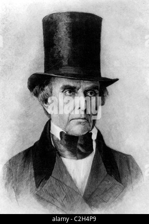 Daniel Webster, menant d'État américain et le sénateur au cours de la période d'avant. Banque D'Images
