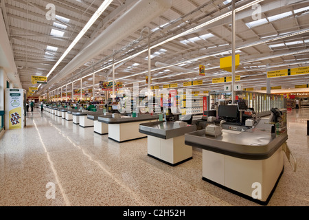 Supermarché Morrisons à Borehamwood, Hertfordshire. Banque D'Images