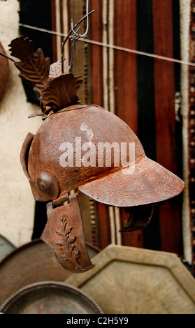 Vieux Damas Syrie Bazar Antique Art Shop Souk, Marché aux Puces Banque D'Images