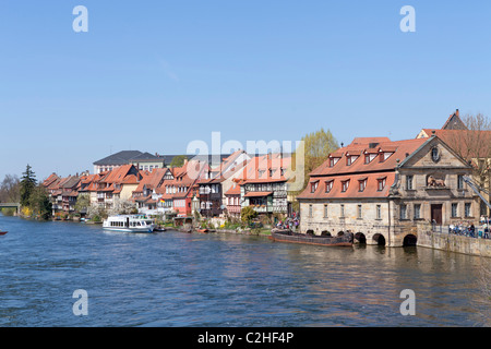 La petite Venise, Bamberg, Bavière, Allemagne du Sud Banque D'Images