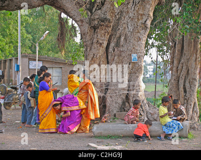 Festival indien - TVA Savitri : festival tombe le jour de pleine lune en Juin Banque D'Images