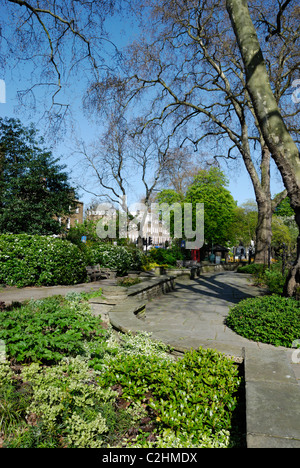 Canonbury Square, Islington N1, Londres, Angleterre Banque D'Images